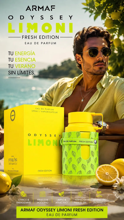 Perfume Armaf Odyssey Limoni Fresh Edition Eau de Parfum 100ml Original