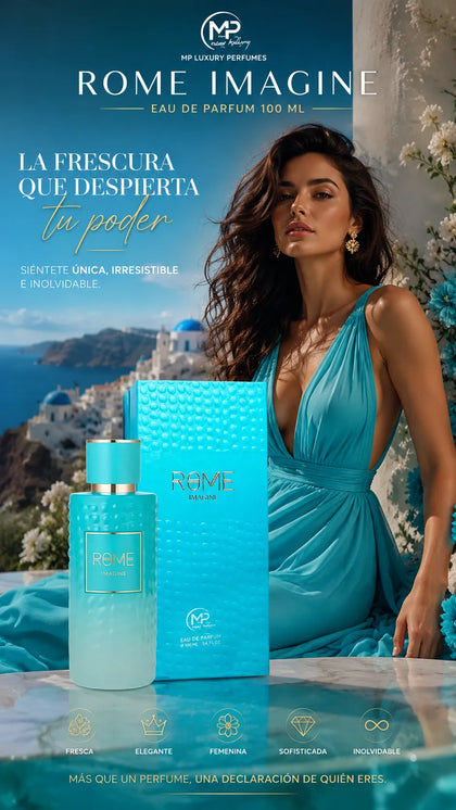 Perfume Bharara Rome Imagine MP Luxury Perfumes Eau de Parfum 100ml Original Mujer