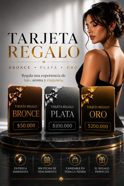 Tarjeta Regalo Bronce - Plata - Oro