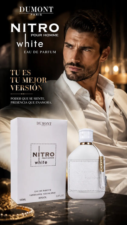 Perfume Dumont Paris Nitro White Pour Homme Eau de Parfum 100ml Original