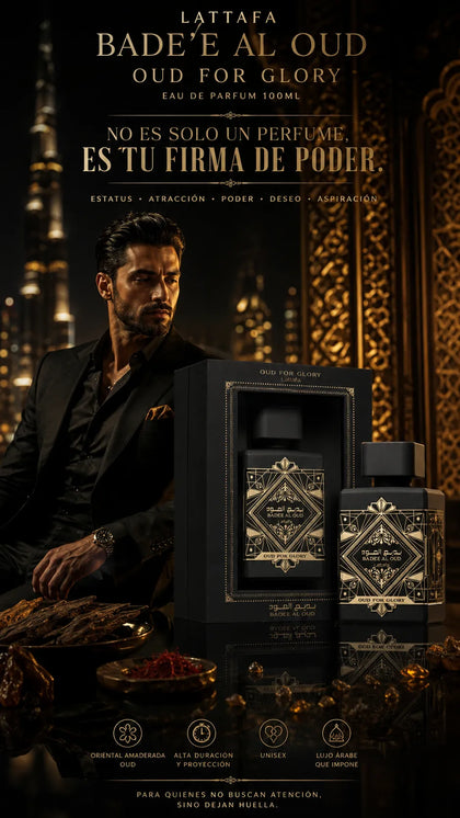 Perfume Lattafa Bade'e Al Oud Oud For Glory Eau de Parfum 100ml Original