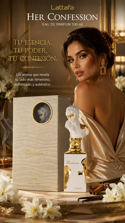 Perfume Lattafa Her Confession Eau de Parfum 100ml Original