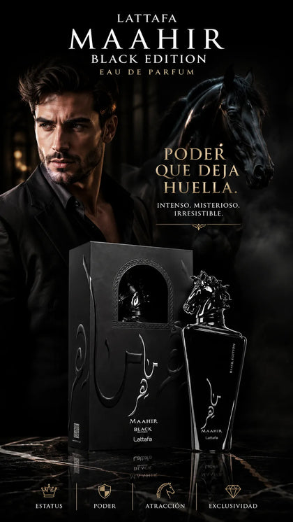 Perfume Lattafa Maahir Black Edition Eau de Parfum 100ml Original