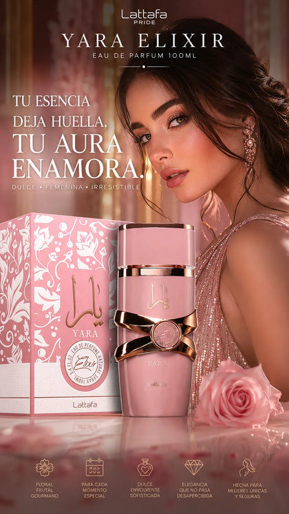 Perfume Lattafa Yara Elixir Eau de Parfum 100ml Original