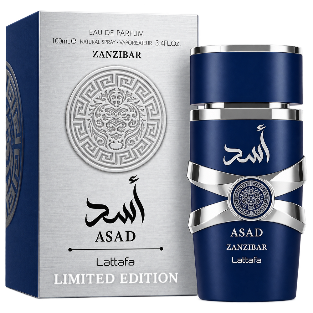 Lattafa Asad Zanzibar Limited Edition Eau de Parfum 100ml Original