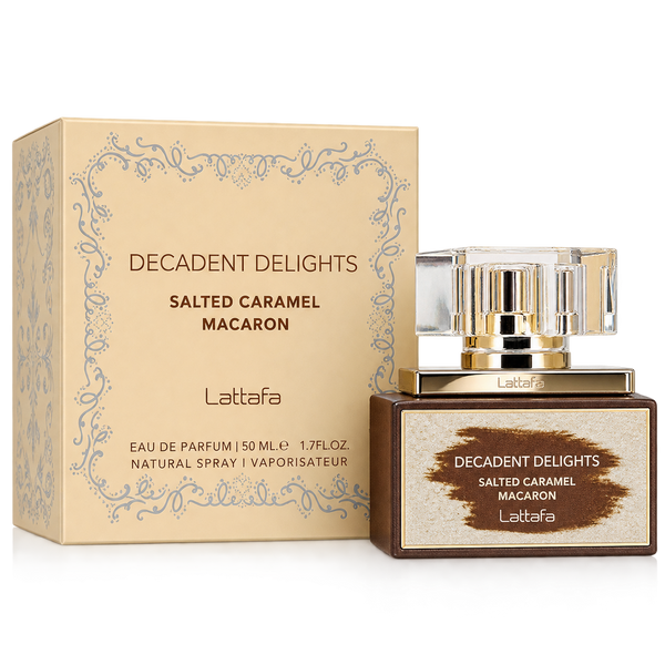 Lattafa Decadent Delights Salted Caramel Macaron Eau de Parfum 50ml Original