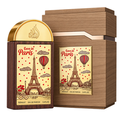 Lattafa Love in Paris Eau de Parfum 100ml Original - La esencia de un romance inolvidable