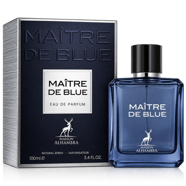Maison Alhambra Maître De Blue Eau de Parfum 100ml Original - Elegancia Masculina