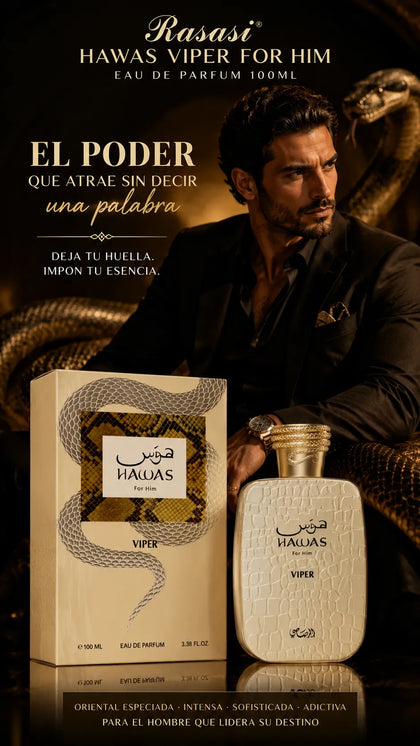 Perfume Rasasi Hawas Viper For Him Eau de Parfum 100ml Original