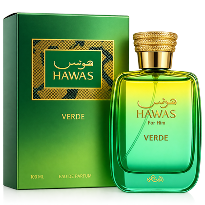 Perfume Rasasi Hawas Verde For Him Eau de Parfum 100ml Hombre