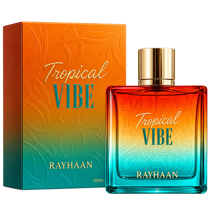 Rayhaan Tropical Vibe Eau de Parfum 100ml Original - Fragancia Fresca