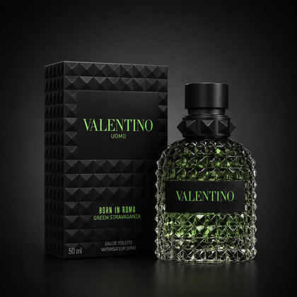 Perfume Valentino Uomo Born In Roma Green Stravaganza Eau de Toilette 100ml Original