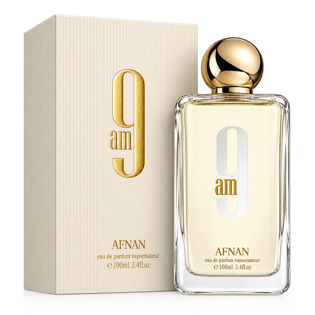 Afnan 9 AM Pour Femme Eau de Parfum 100ml - Elegancia y Frescura — imagen 1