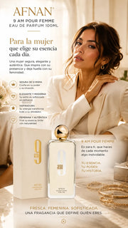 Afnan 9 AM Pour Femme Eau de Parfum 100ml Original