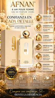 Afnan 9 AM Pour Femme Eau de Parfum 100ml Original