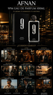 Afnan 9PM Eau de Parfum 100ml Original
