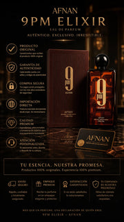 Afnan 9PM Elixir Eau de Parfum 100ml Original