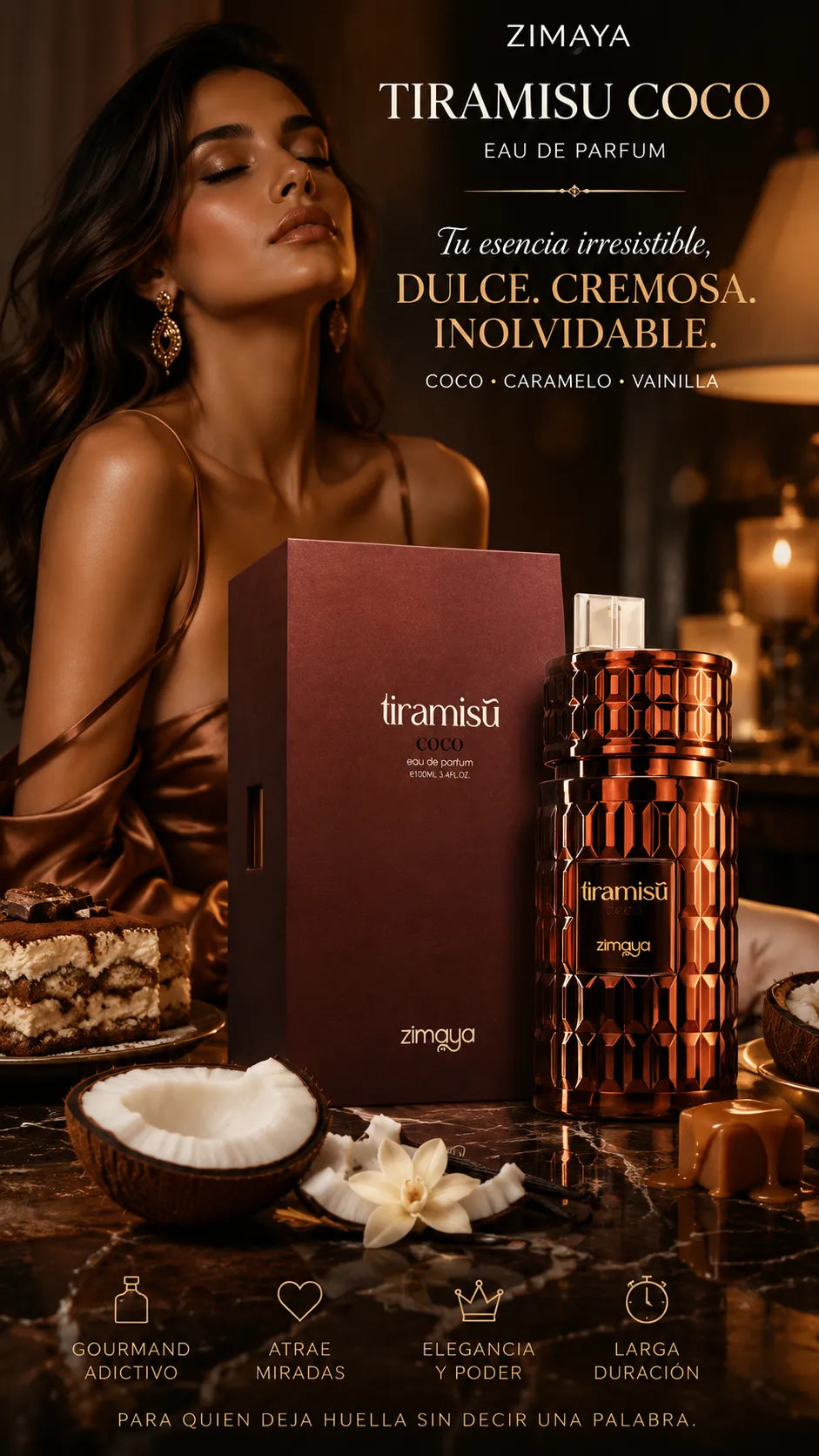 Zimaya Tiramisu Coco Eau de Parfum 100ml Original