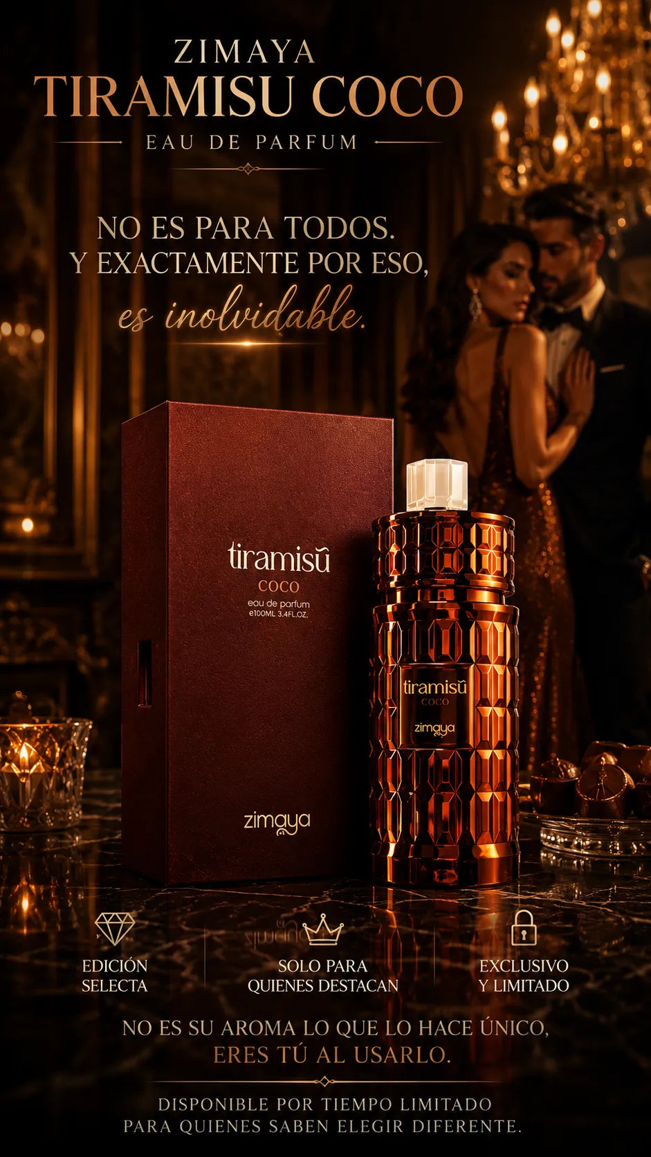 Zimaya Tiramisu Coco Eau de Parfum 100ml Original