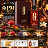 Afnan 9PM Elixir Eau de Parfum 100ml Original - La Esencia de la Noche