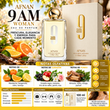Afnan 9 AM Pour Femme Eau de Parfum 100ml - Elegancia y Frescura