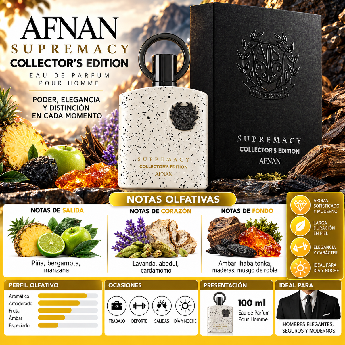 Afnan Supremacy Collector's Edition Eau de Parfum 100ml — imagen 2