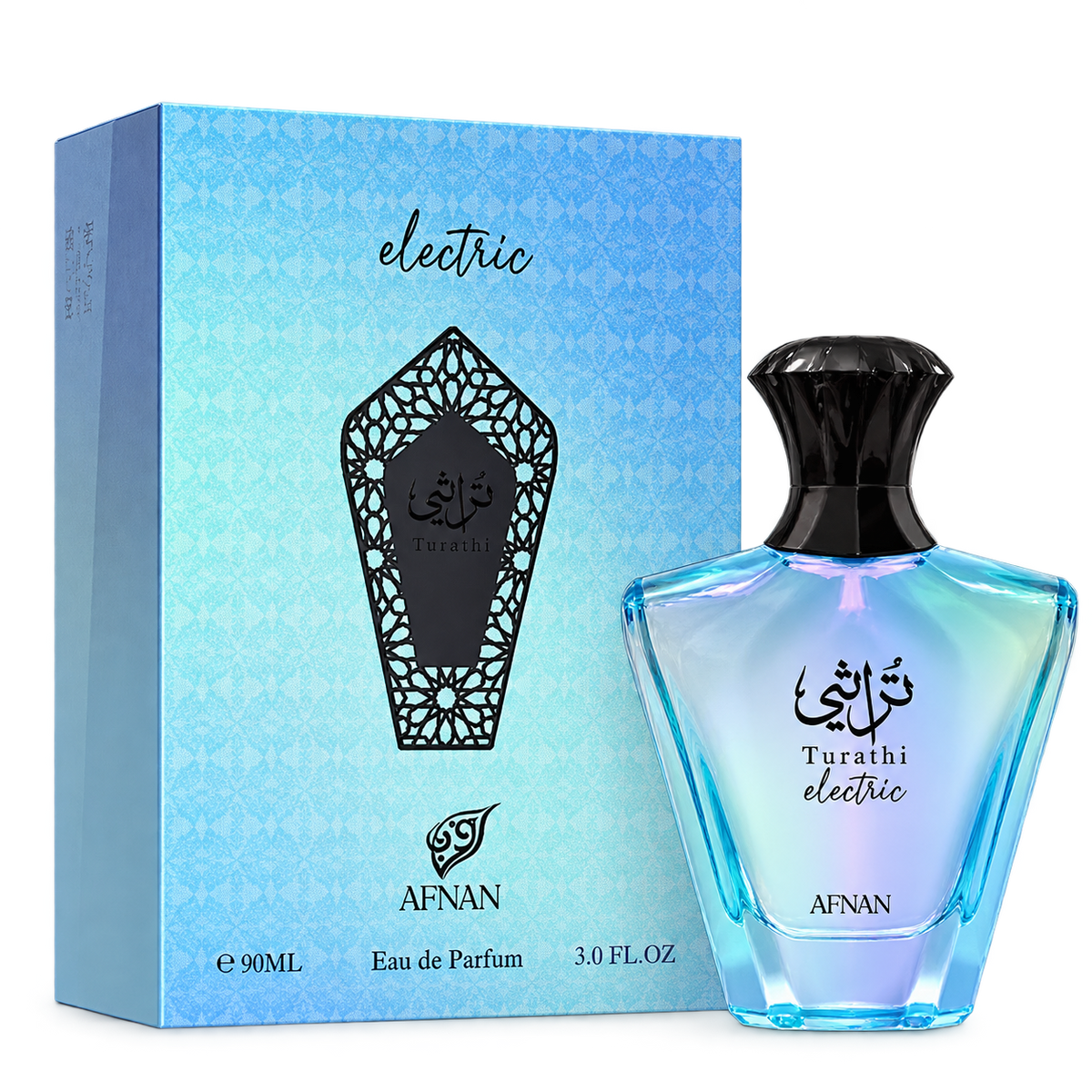 Afnan Turathi Electric Eau de Parfum 90ml Original - Frescura Inigualable — imagen 1
