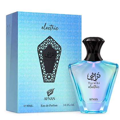 Afnan Turathi Electric Eau de Parfum 90ml Original - Frescura Inigualable
