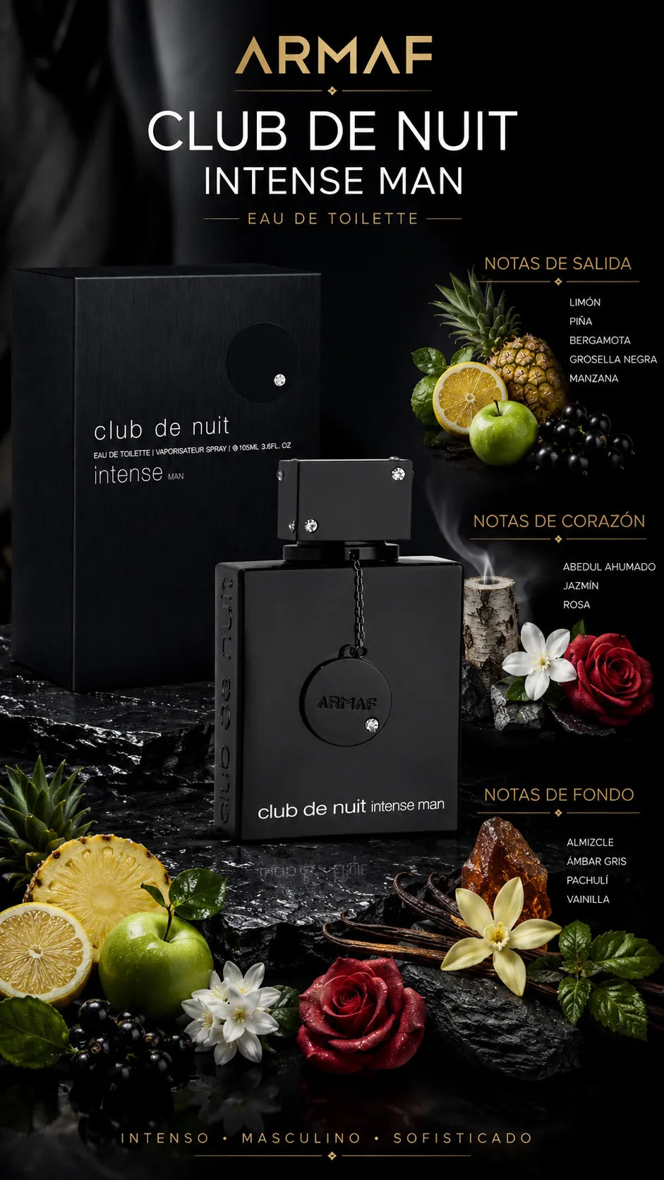 Armaf Club de Nuit Intense Man Eau de Toilette 105ml Original