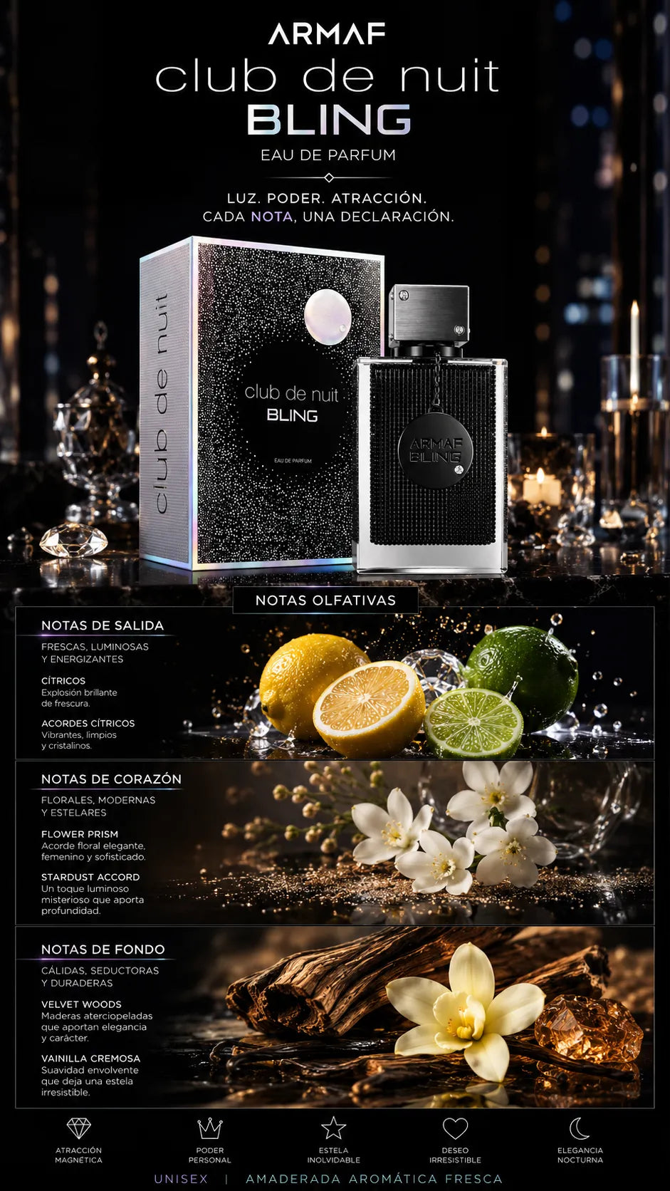 Armaf Club de Nuit Bling Eau de Parfum 105ml Original