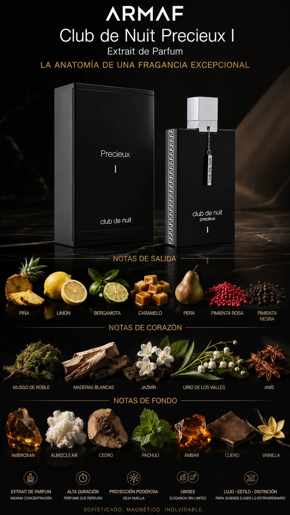 Armaf Club de Nuit Precieux I Extrait de Parfum 100ml Original