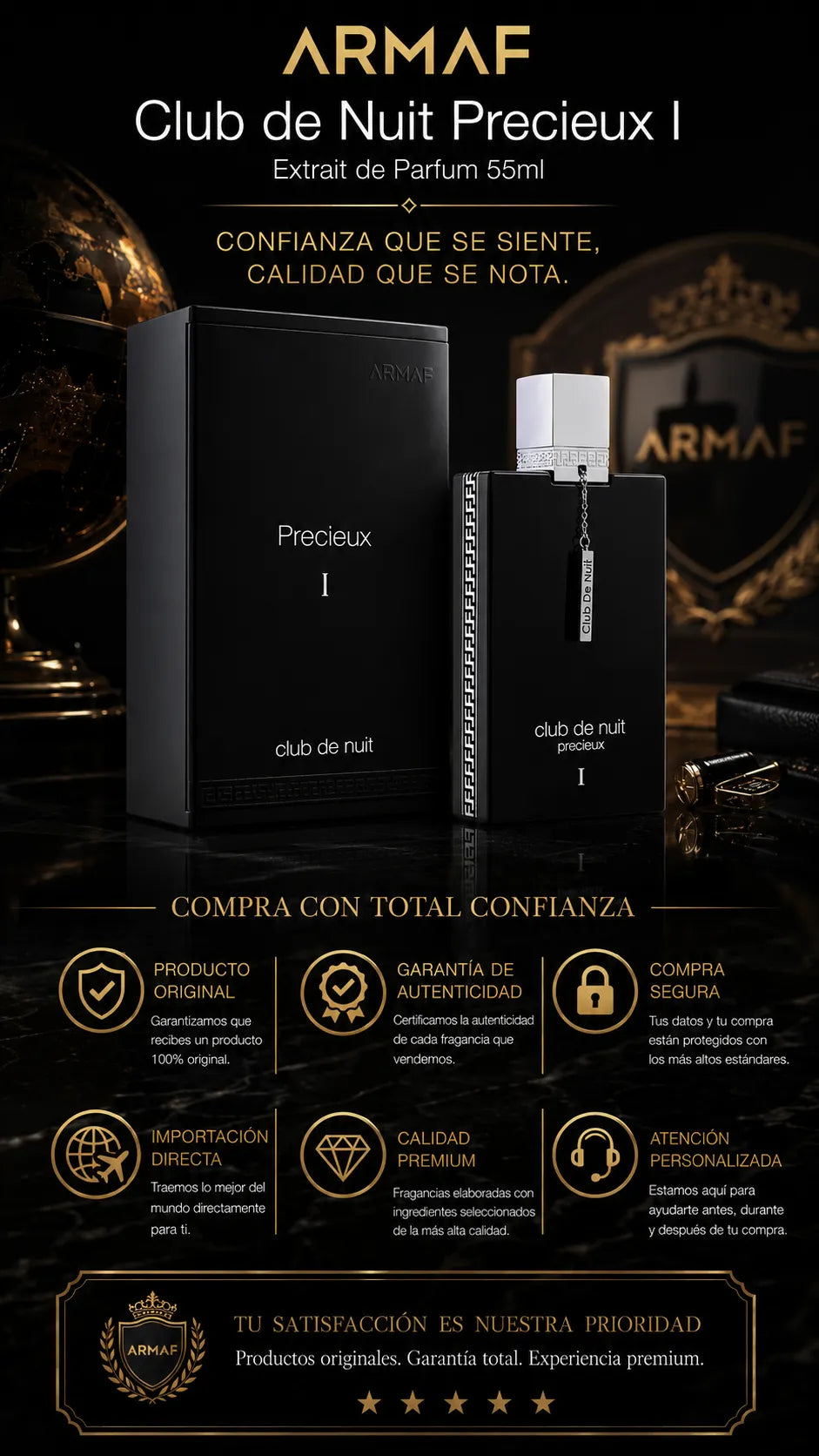 Armaf Club de Nuit Precieux I Extrait de Parfum 100ml Original
