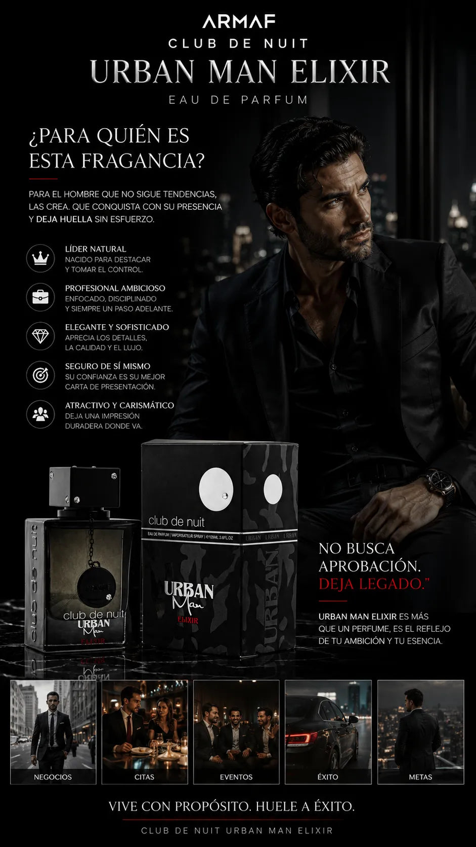 Armaf Club De Nuit Urban Man Elixir Eau de Parfum 105ml Original
