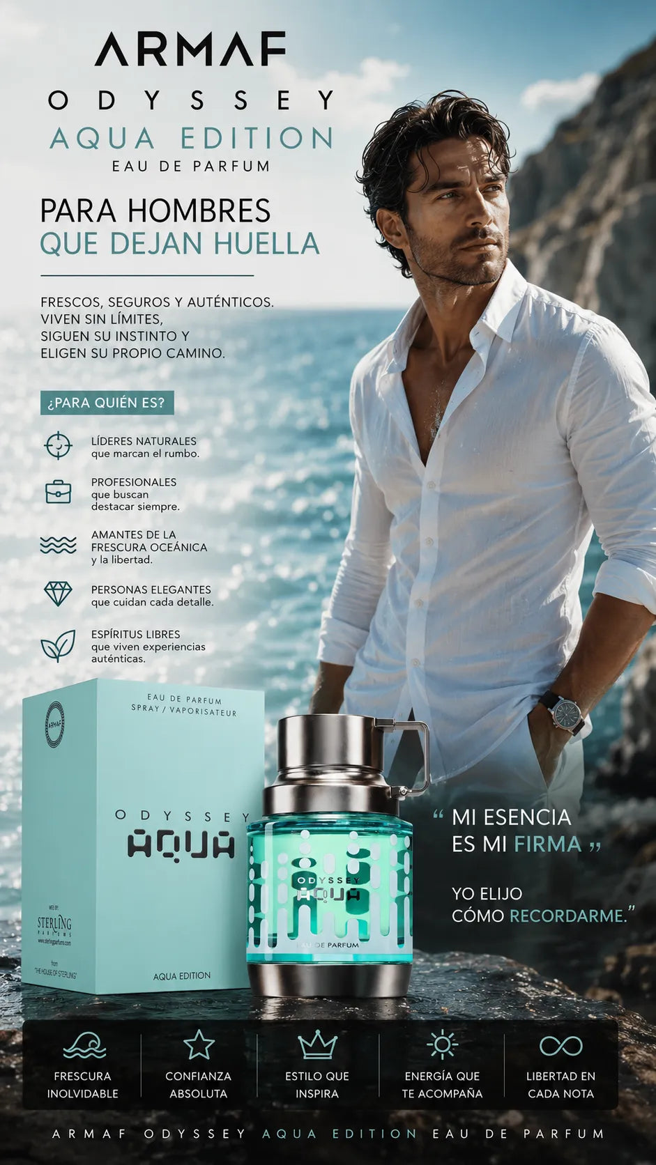 Armaf Odyssey Aqua Edition Eau de Parfum 100ml Original