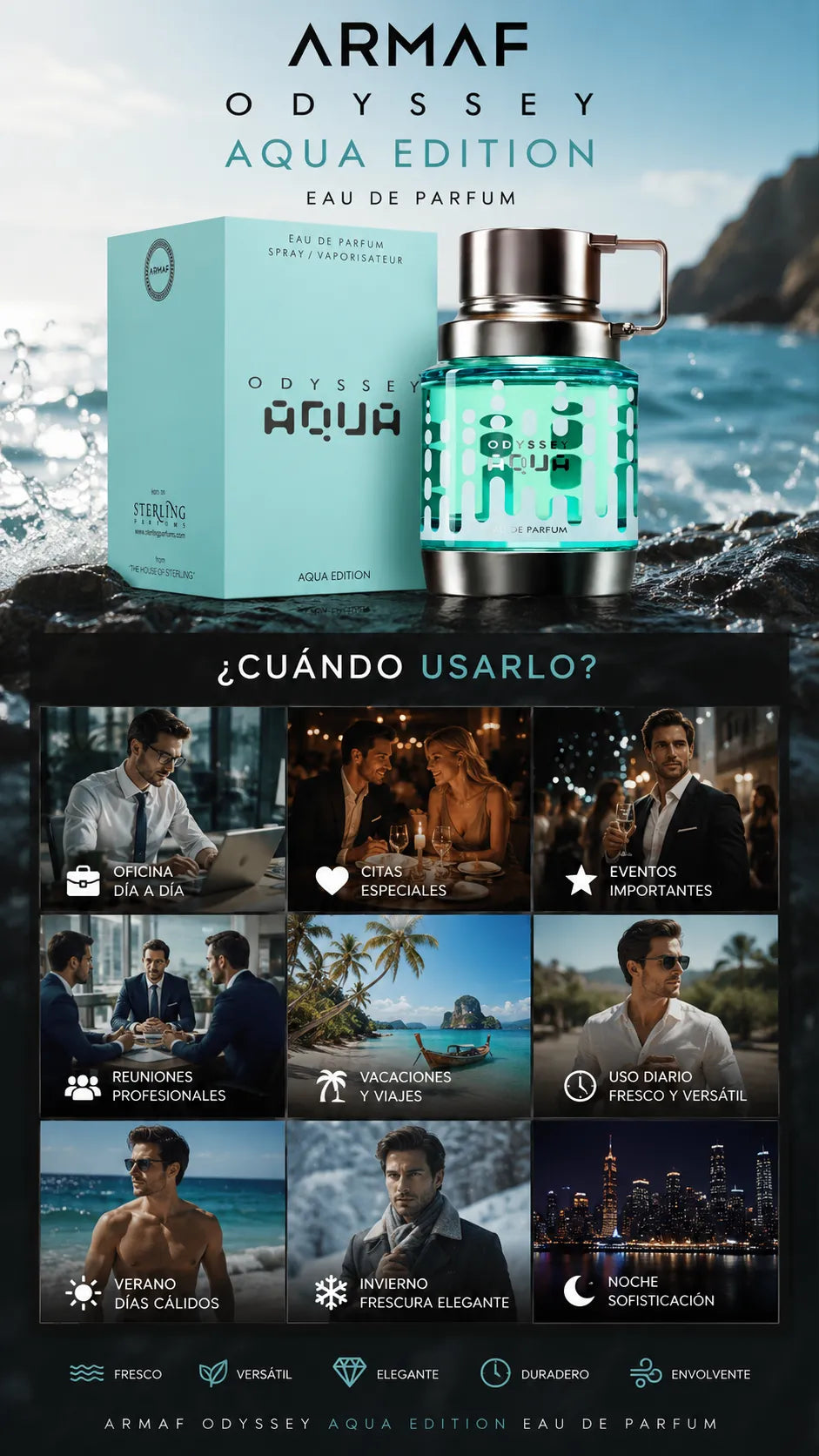 Armaf Odyssey Aqua Edition Eau de Parfum 100ml Original