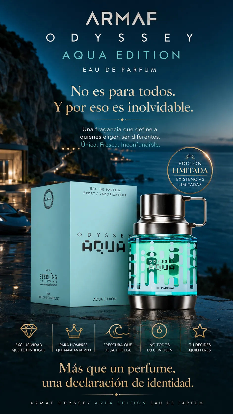Armaf Odyssey Aqua Edition Eau de Parfum 100ml Original