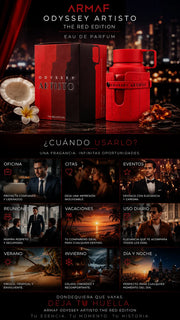 Armaf Odyssey Artisto The Red Edition Eau de Parfum 100ml Original