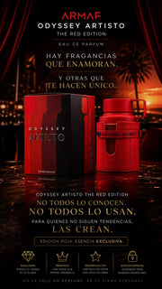 Armaf Odyssey Artisto The Red Edition Eau de Parfum 100ml Original