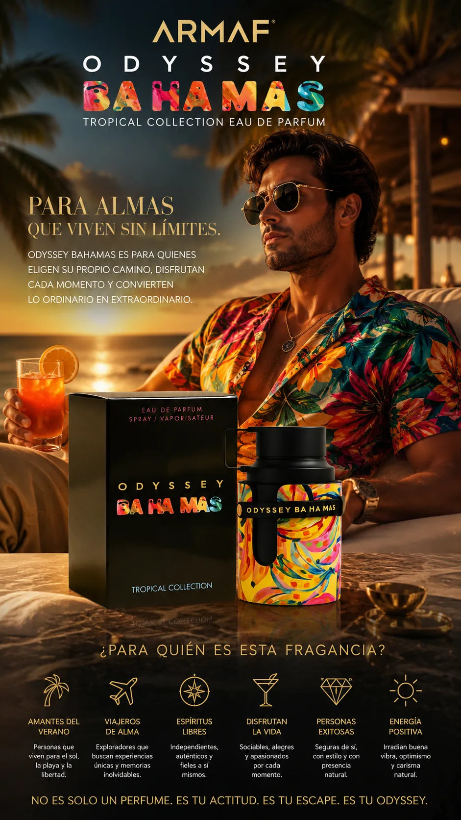 Armaf Odyssey Bahamas Tropical Collection Eau de Parfum 100ml Original