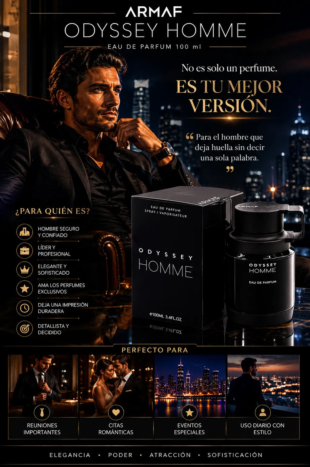 Armaf Odyssey Homme Eau de Parfum 100ml Original