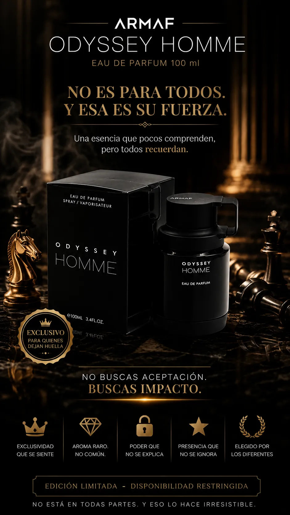 Armaf Odyssey Homme Eau de Parfum 100ml Original