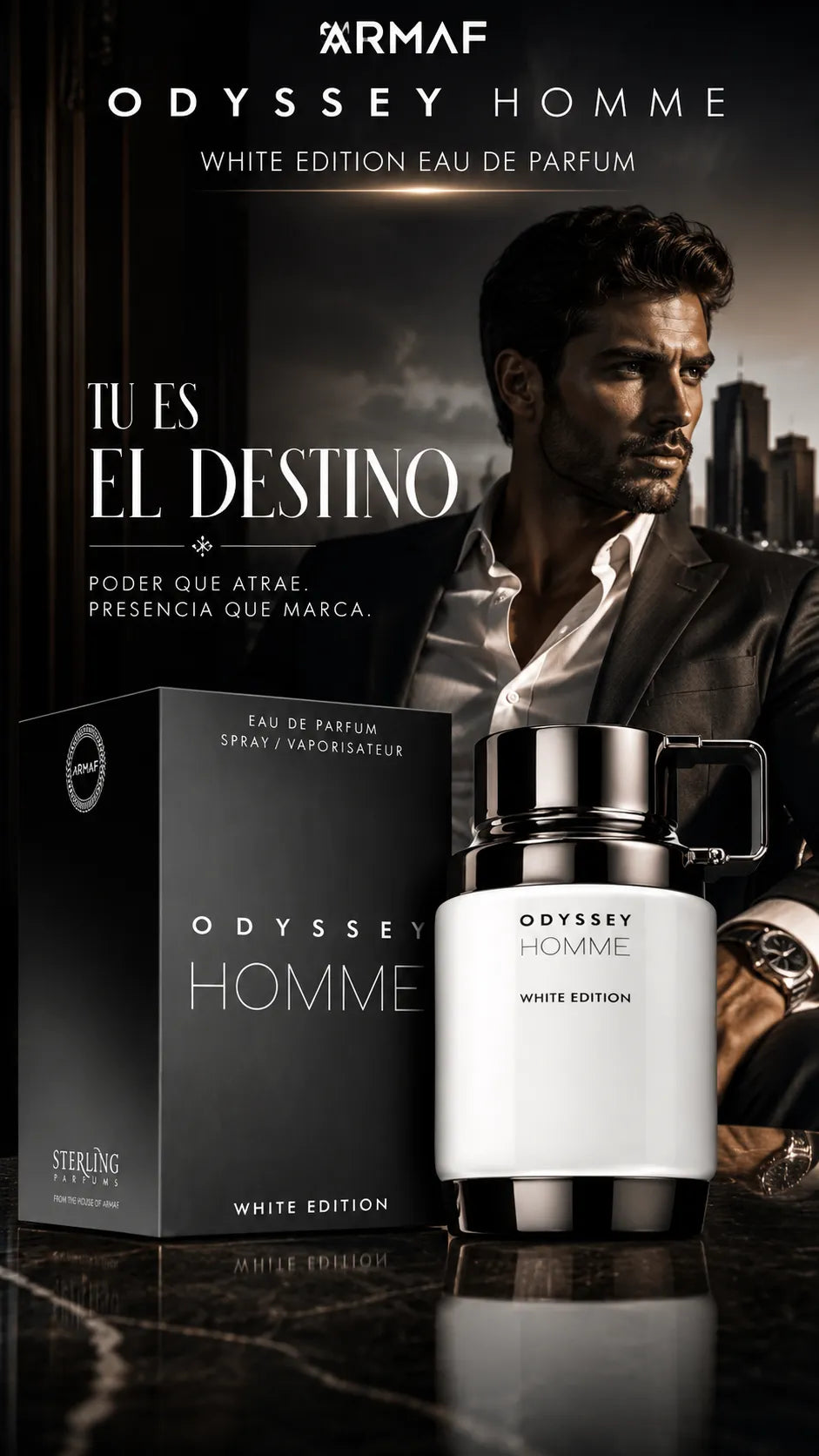 Armaf Odyssey Homme White Edition Eau de Parfum 100ml Original