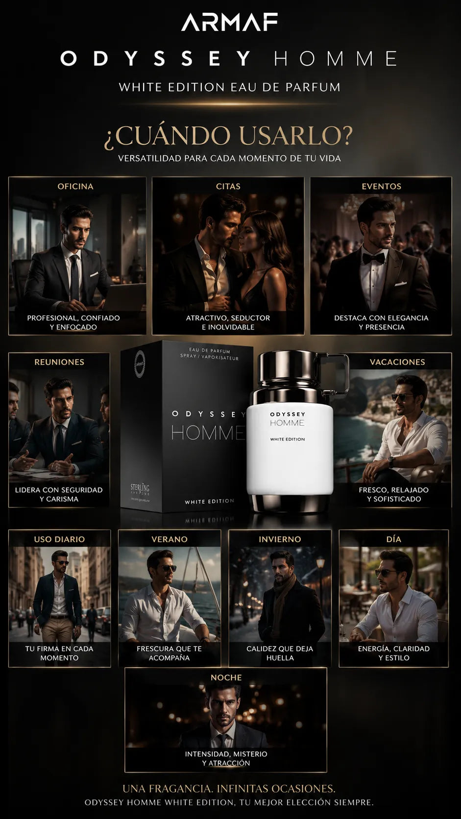 Armaf Odyssey Homme White Edition Eau de Parfum 100ml Original