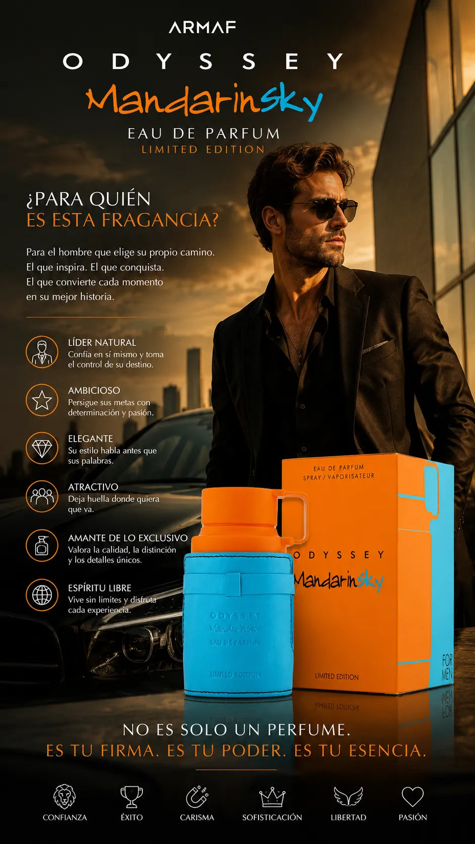 Armaf Odyssey Mandarin Sky Eau de Parfum 100ml Original