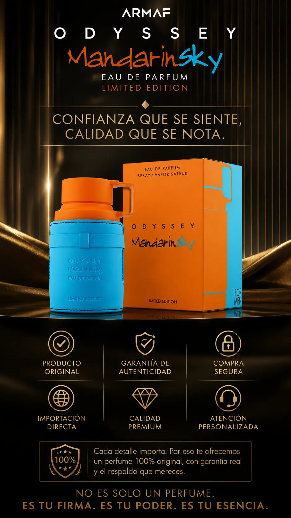 Armaf Odyssey Mandarin Sky Eau de Parfum 100ml Original