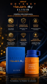Armaf Odyssey Mandarin Sky Elixir Limited Edition Eau de Parfum 100ml Original