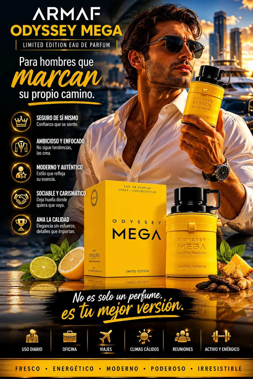 Armaf Odyssey Mega Limited Edition Eau de Parfum 100ml Original