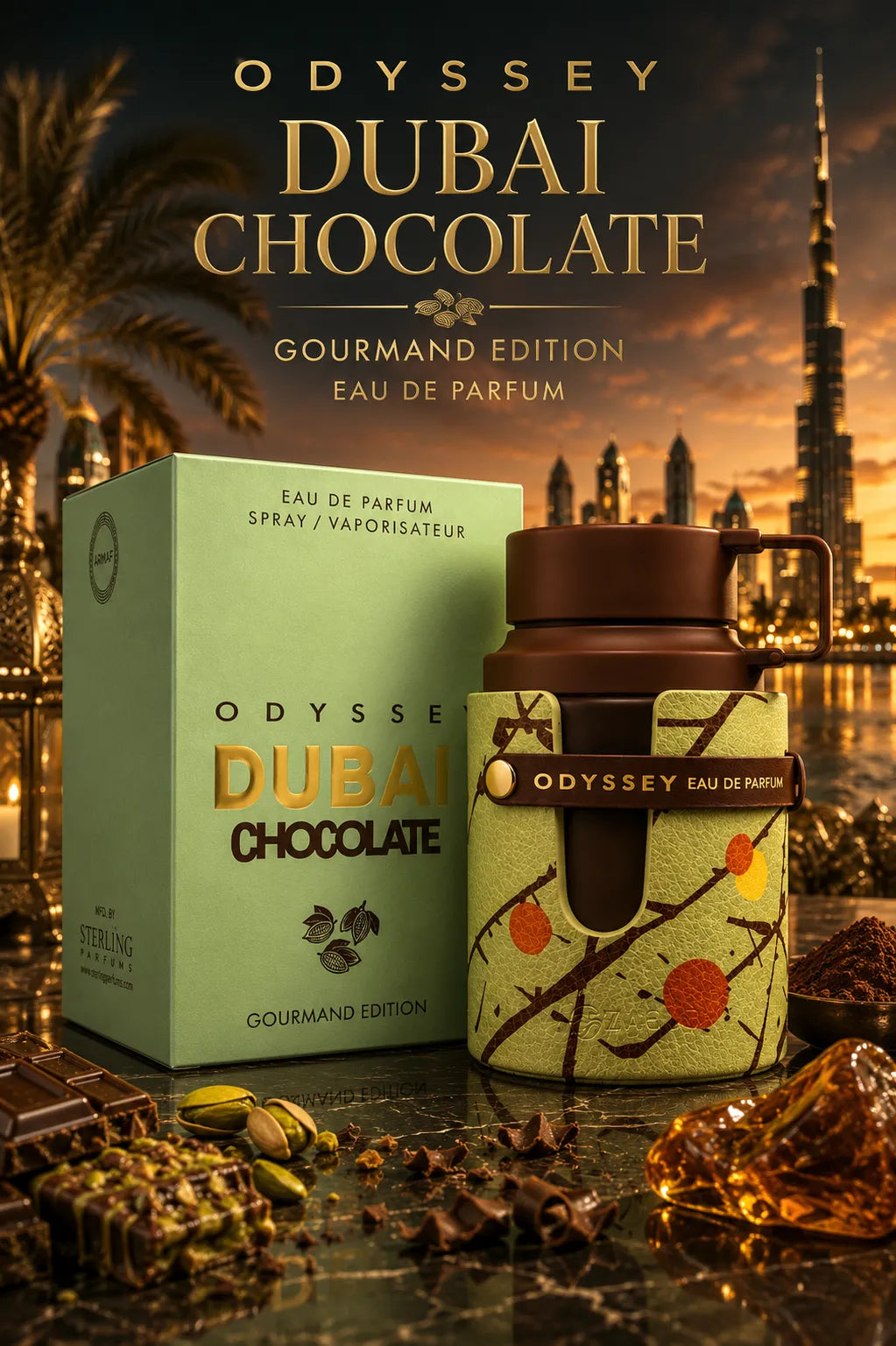 Perfume Armaf Odyssey Dubai Chocolat original 100ml unisex envío rápido Colombia