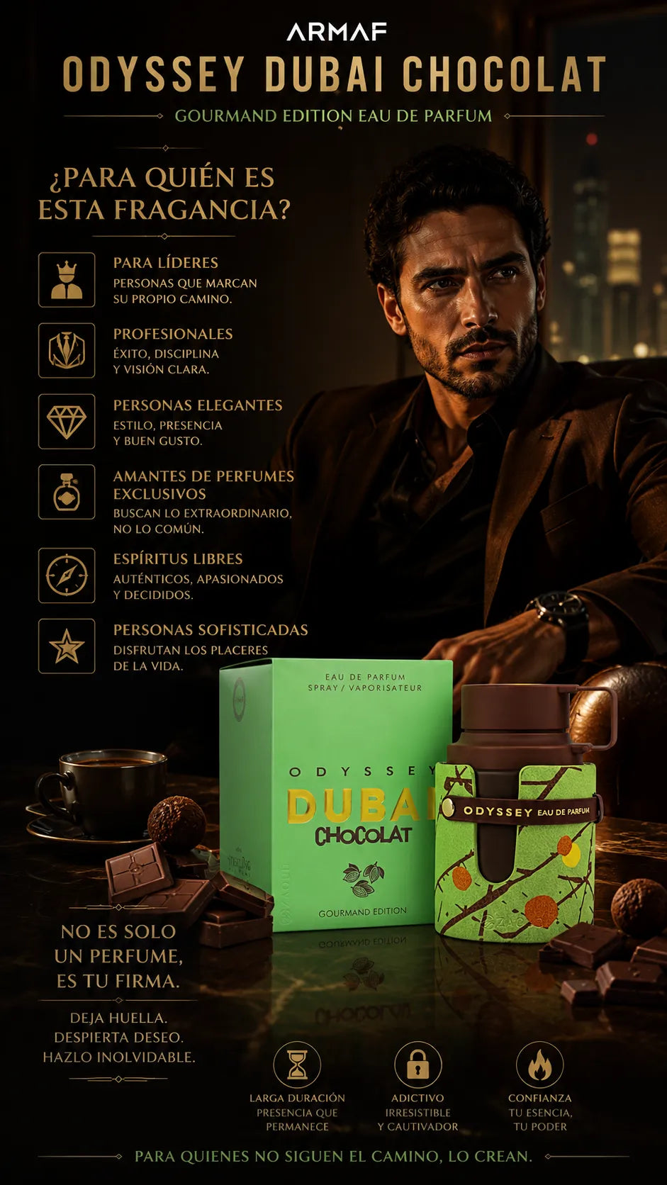 Armaf Odyssey Dubai Chocolat Gourmand Edition Eau de Parfum 100ml Original
