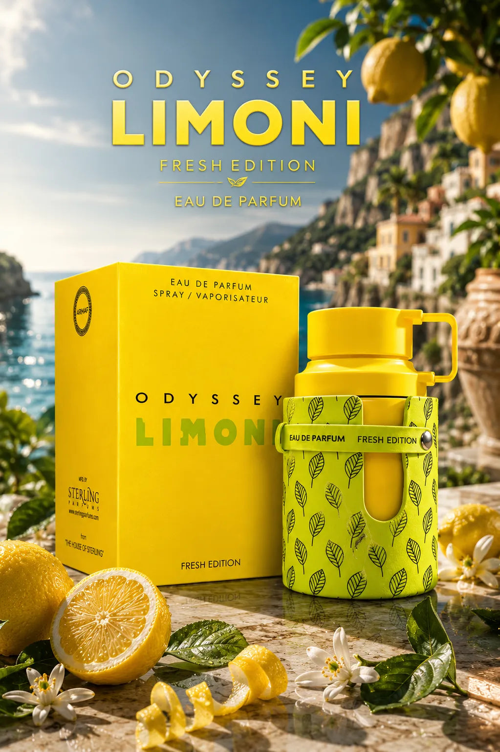 Perfume Armaf Odyssey Limoni original 100ml unisex envío rápido Colombia